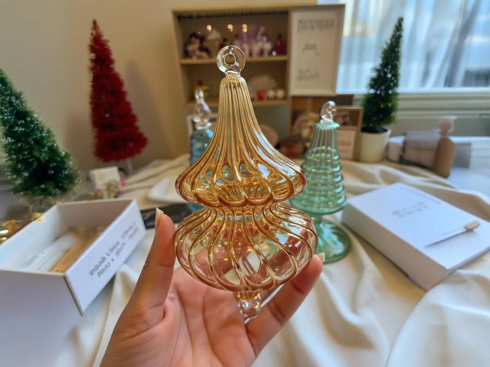 Blown Glass Christmas Ornament